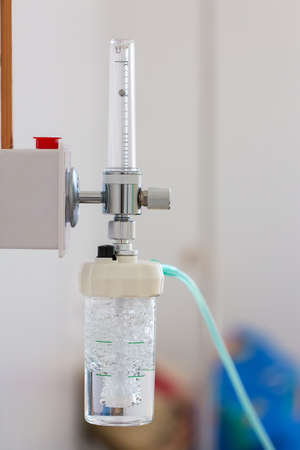 Oxygen support breathing air medical equipment for patient in hospitalの写真素材