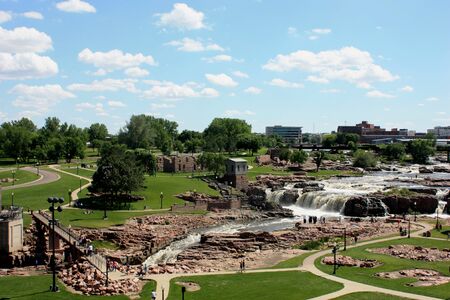 South Dakota park on sunny June dayの写真素材