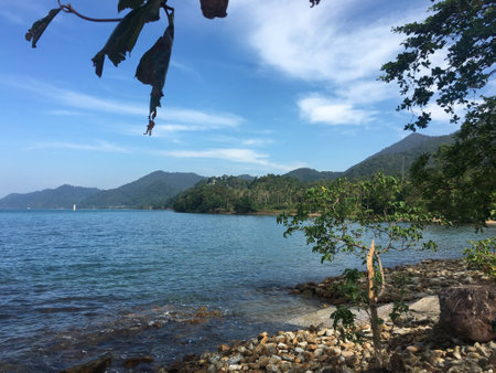 Beautiful blue sea,blue skyの素材