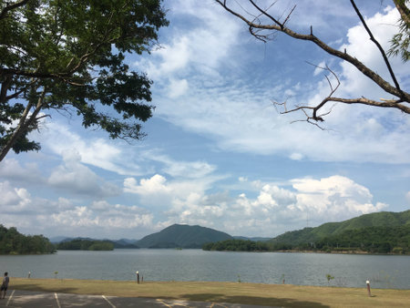 Beautiful mountain view at Thailandの素材