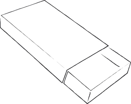 Empty matches boxのイラスト素材