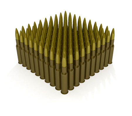 cartridges for machine gun AK-47