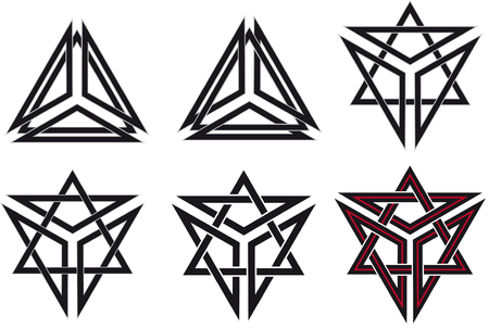 Set of celtic design elementsのイラスト素材