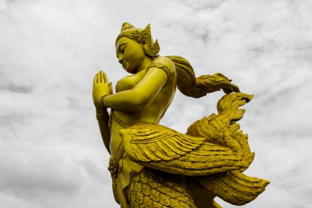 Guardian Sculpture art Thailandの写真素材