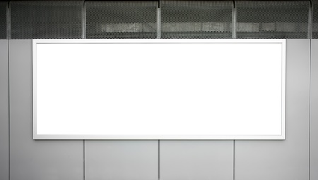 billboard empty in buildingの写真素材