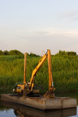 Heavy machine Construction Buildingの写真素材