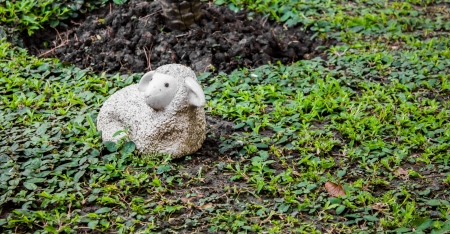 animal Statue Goat garden  designの写真素材
