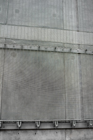 net Wire wall building securityの写真素材