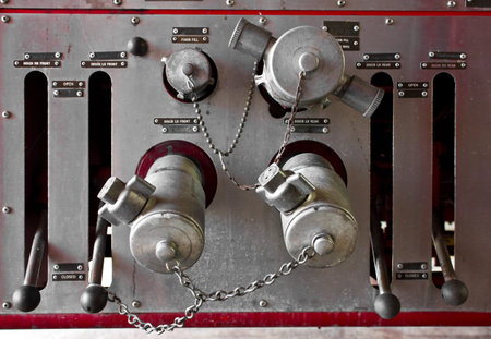 valve main control Fire truck car firefighter rescue