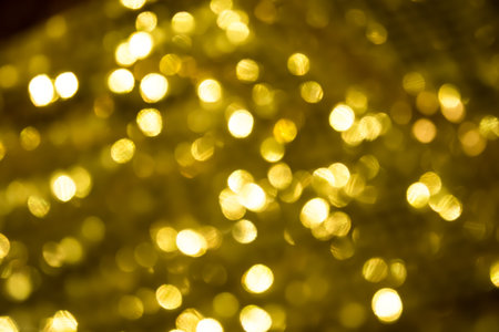 golden bokeh background