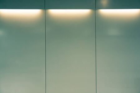 color Filter empty white wall with halogen lamps, vintage color styleの写真素材