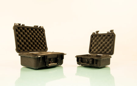 safety  Black case on table