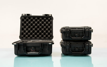 safety  Black case on table