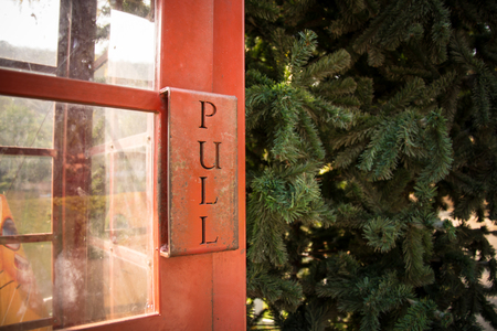 Detail  public telephone boxの写真素材