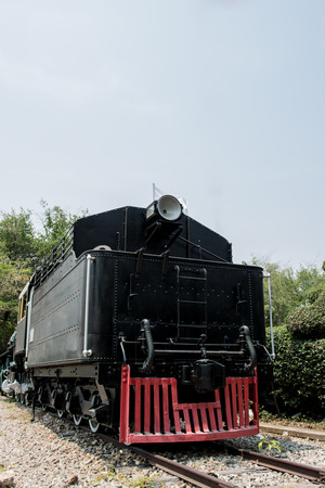 Vintage Steam engine locomotive trainの写真素材