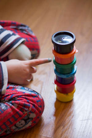 Stack of Paintsの写真素材