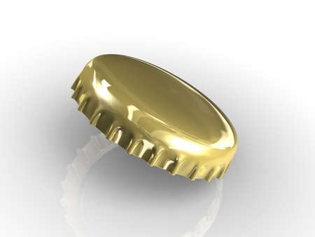 Golden lidsの写真素材