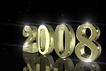 New Year 2008の写真素材