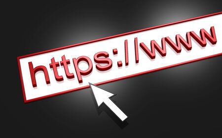 Web Address http on backgroundの写真素材
