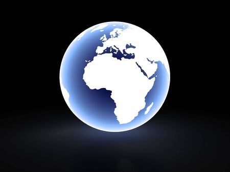 World map on white backgroundの写真素材