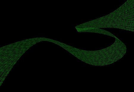 green matrix background computer generatedの写真素材