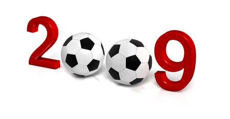 black and white soccer ball on a white backgroundの写真素材