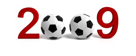 black and white soccer ball on a white backgroundの写真素材