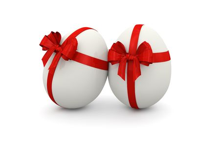 white eggsの写真素材