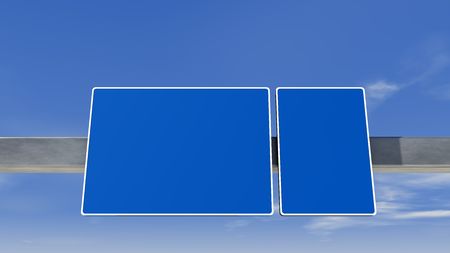 highway direction sign の写真素材