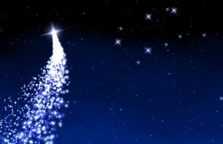 christmas starsの写真素材