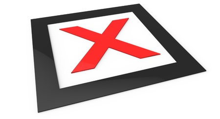 Check the box for the right answerの写真素材