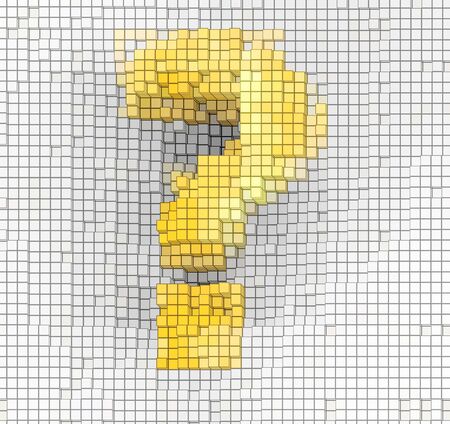 Question mark graphic design elementの写真素材