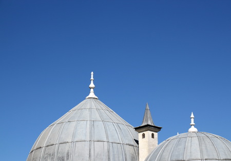 Ottoman architecture mosque domesの写真素材