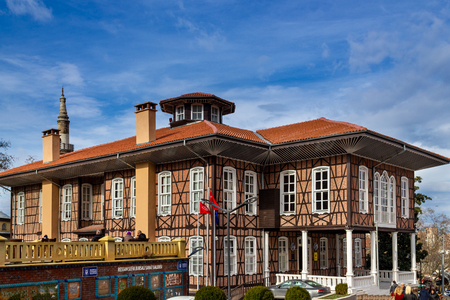 Bursa / Turkey - January 29 2019: Bursa old Municipality Buildingのeditorial素材