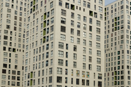 Multi storey apartment house