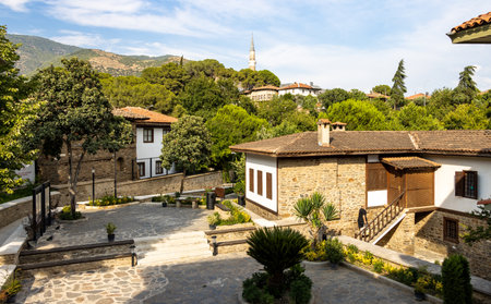 Birgi, Odemis, Izmir Turkey July 10 2024: The historical Birgi Village, famous for its Seljuk and Ottoman architecture housesのeditorial素材