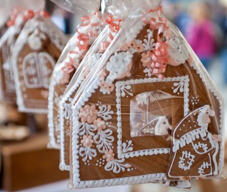 Traditional Czech gingerbreadの写真素材