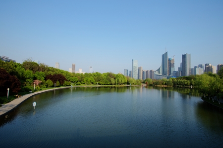 Hefei Swan Lakeのeditorial素材