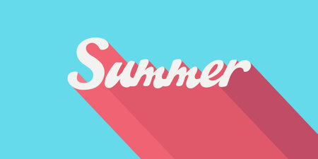 Summer retro poster