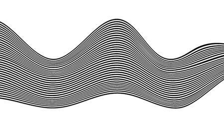 Optical illusion art abstract vector stripped background.のイラスト素材