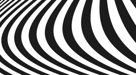 Optical illusion art abstract vector stripped background.のイラスト素材