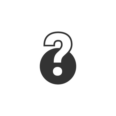 Question mark vector icon. Ask sign.のイラスト素材