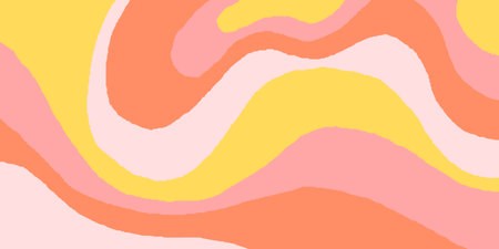 Cool Groovy Liquid Background Vector Design. Trendy Y2k Backdrop Textute. Funky Retro Wallpaper.