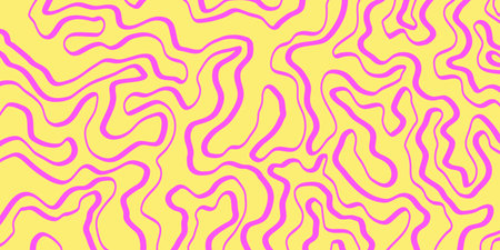 Abstract Geometric Wavy Background. Cool Funky Art Vector Design. Groovy Trippy Hippy Pattern....