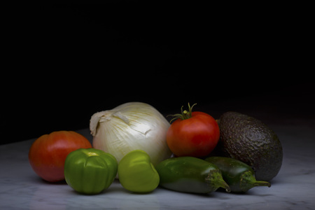 Guacamole Ingredientsの写真素材