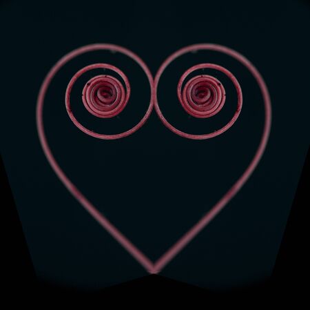 Passion Spiral Heartの写真素材