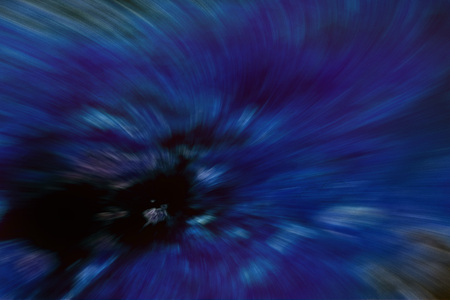 Blue Moving Abstractの写真素材