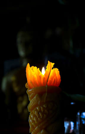 Candle in Wankaopansa Thailandの写真素材