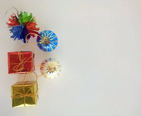 Christmas decorate on white background