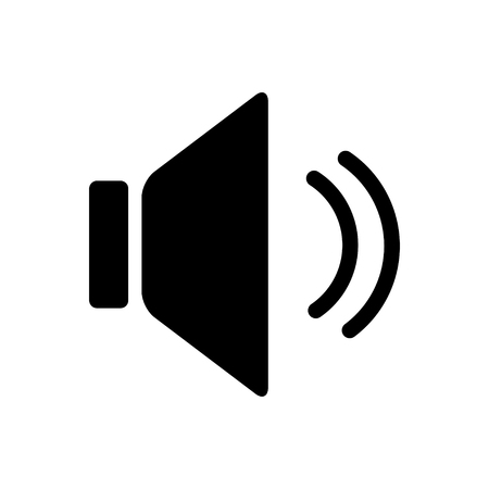 Speaker volume icon. Sound button.のイラスト素材